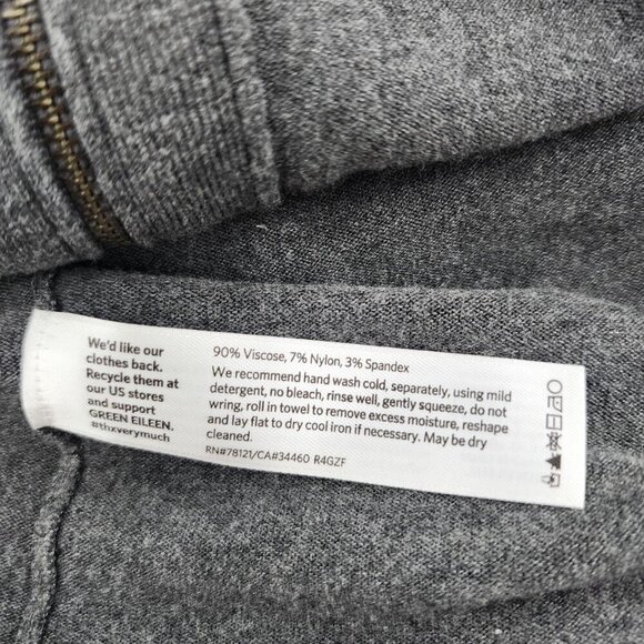 EILEEN FISHER Zip Front Cardigan - Picture 7 of 7